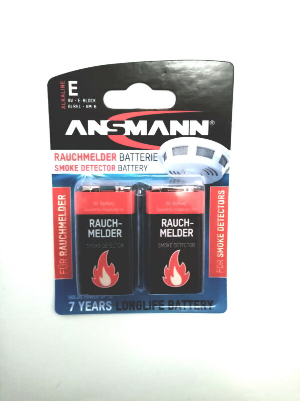 Rauchmelder Batterie 9V E Block Longlife